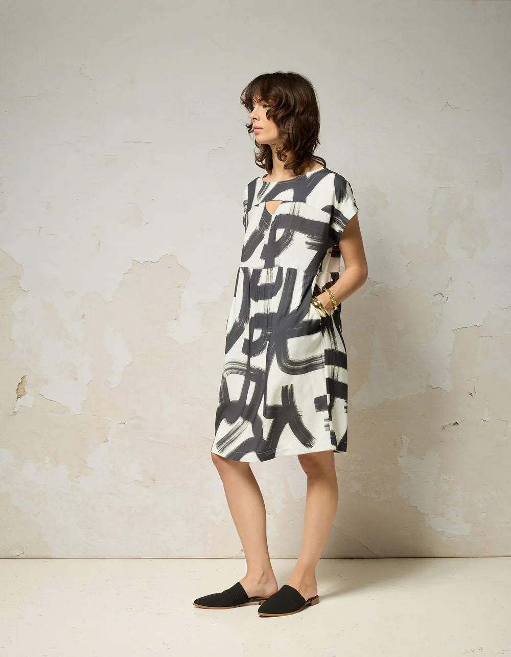 Cokluch, Psyche Dress, Black Shodo