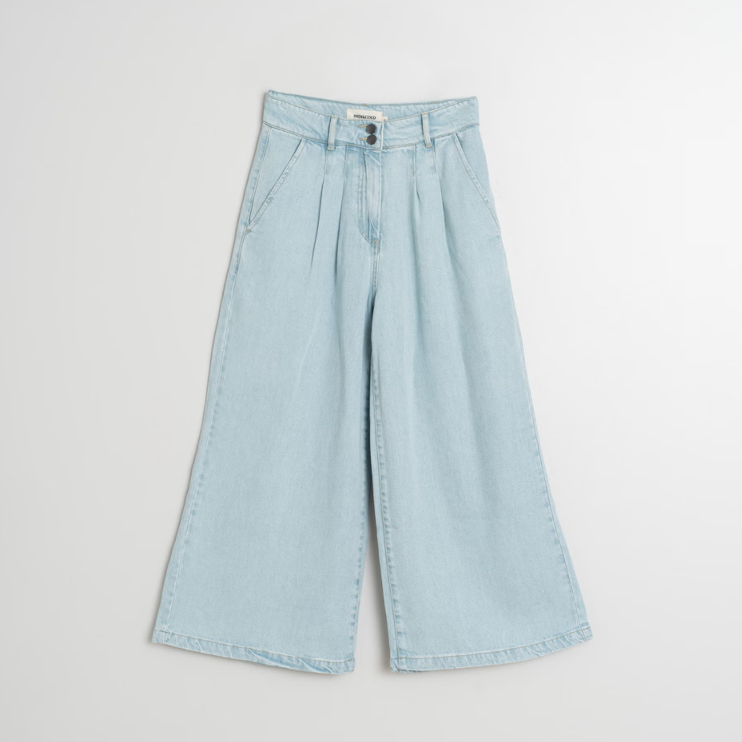 Indi & Cold, Denim Effect Pants