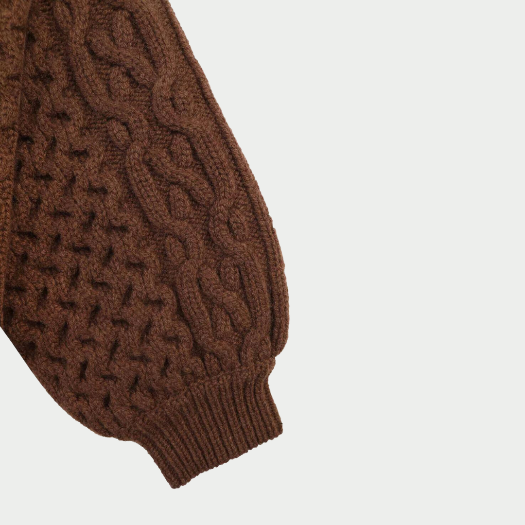 Quince Cardigan, Brown
