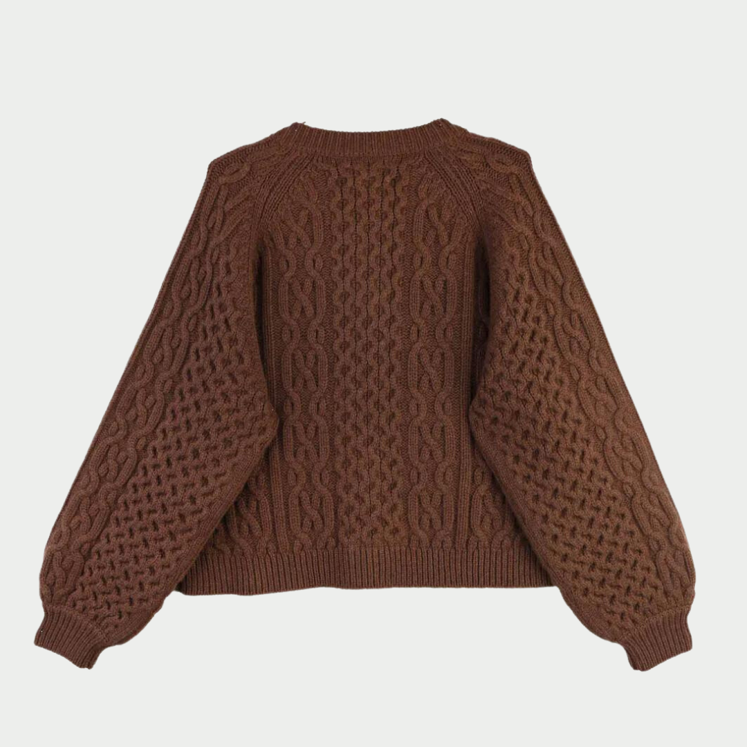 Quince Cardigan, Brown