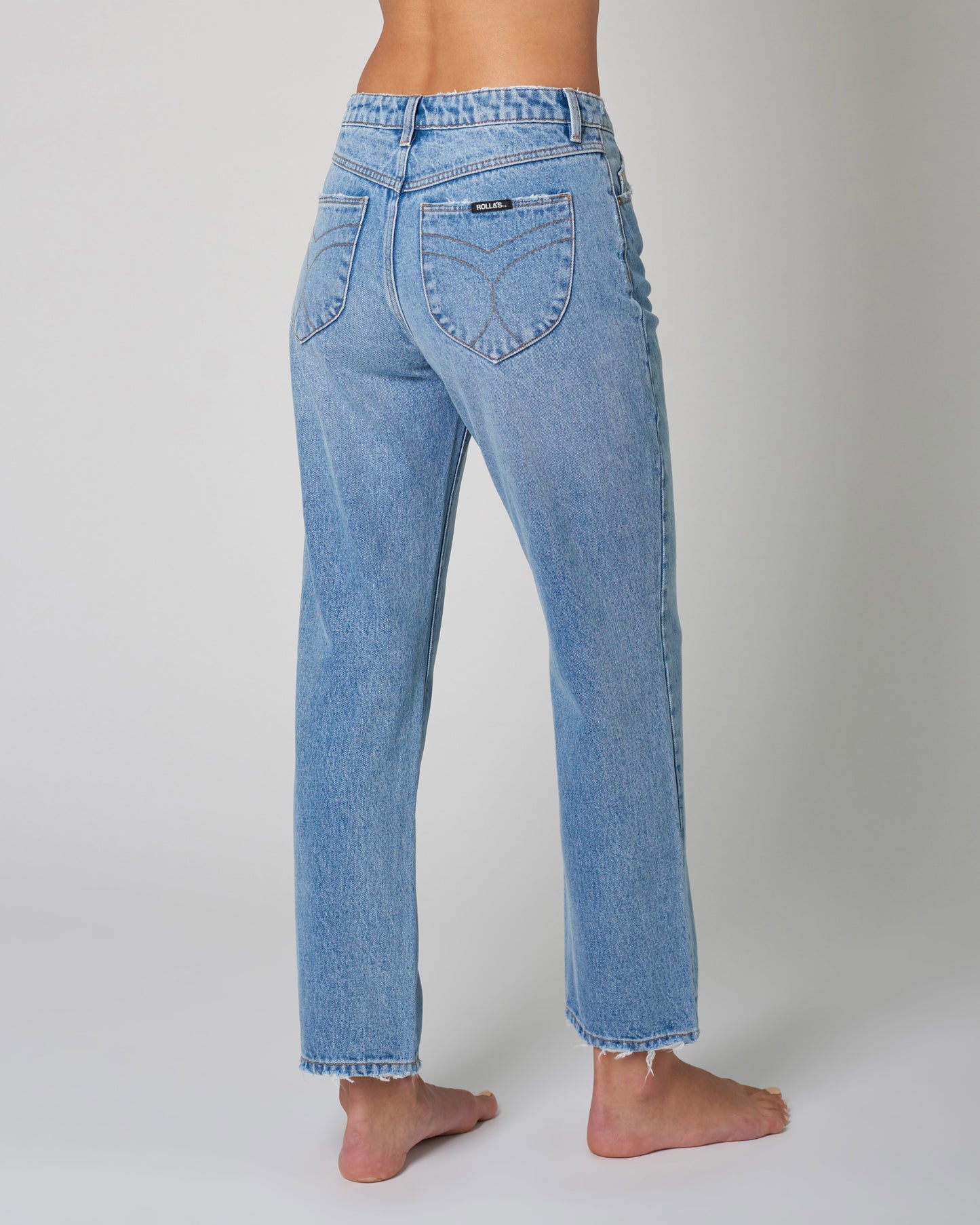 Classic Straight, Ankle Kelly, Mid Vintage Blue