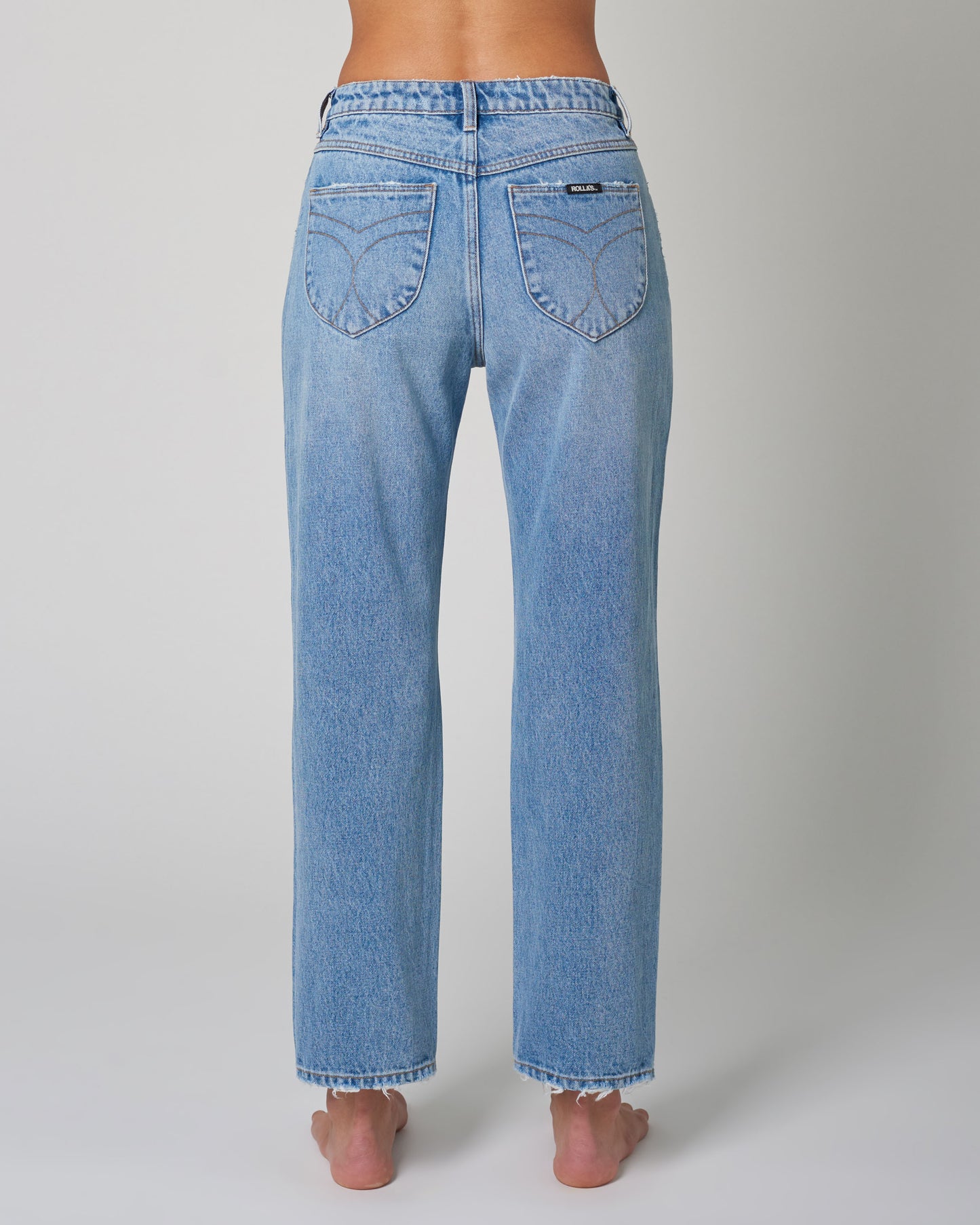 Classic Straight, Ankle Kelly, Mid Vintage Blue