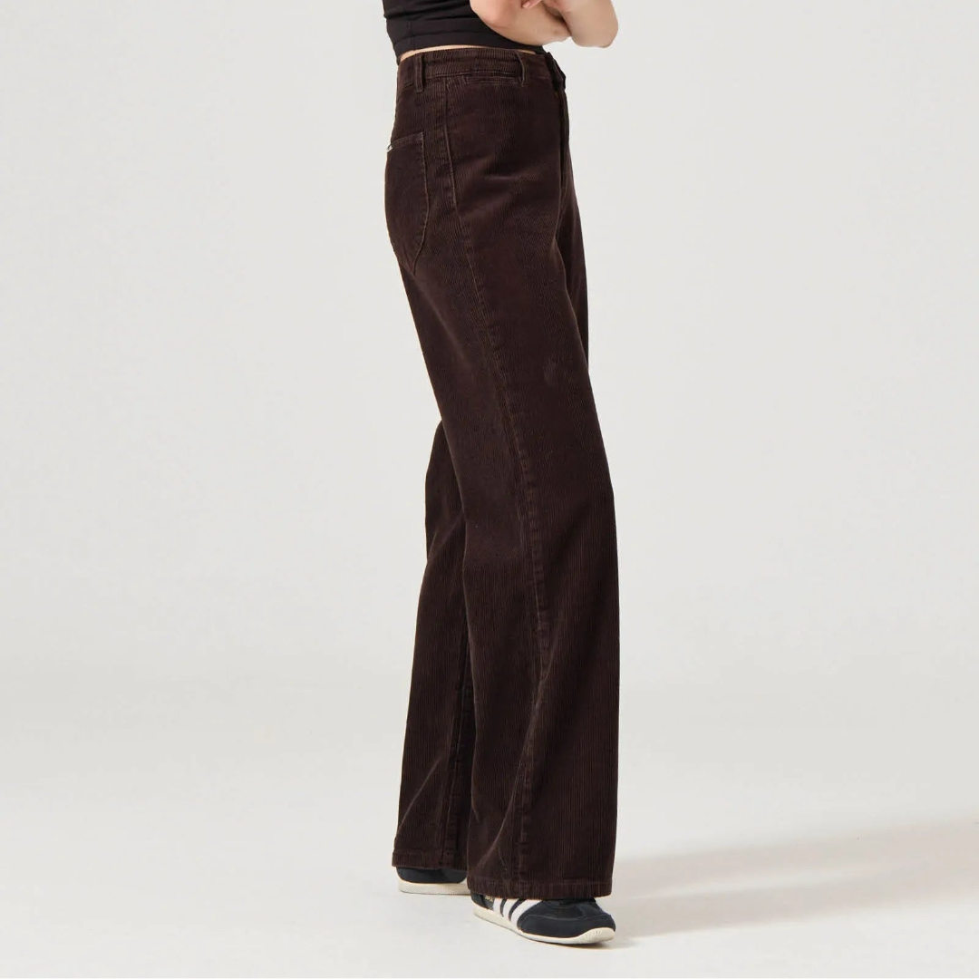 Rolla's, Sailor Pant Long, Chocolate Cord