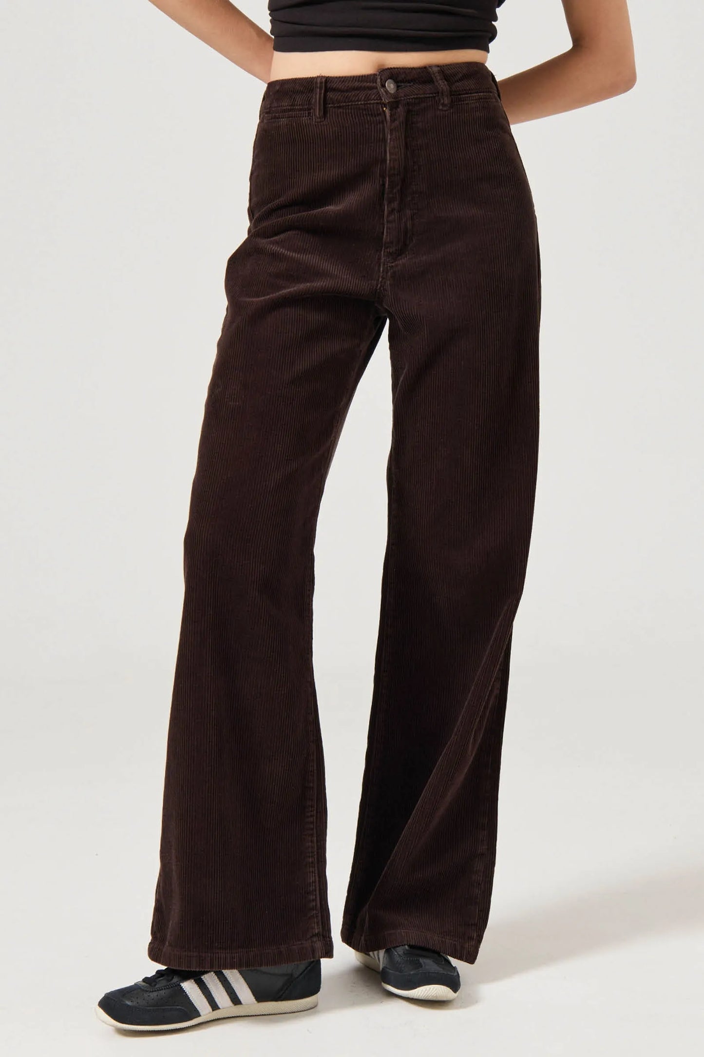 Rolla's, Sailor Pant Long, Chocolate Cord