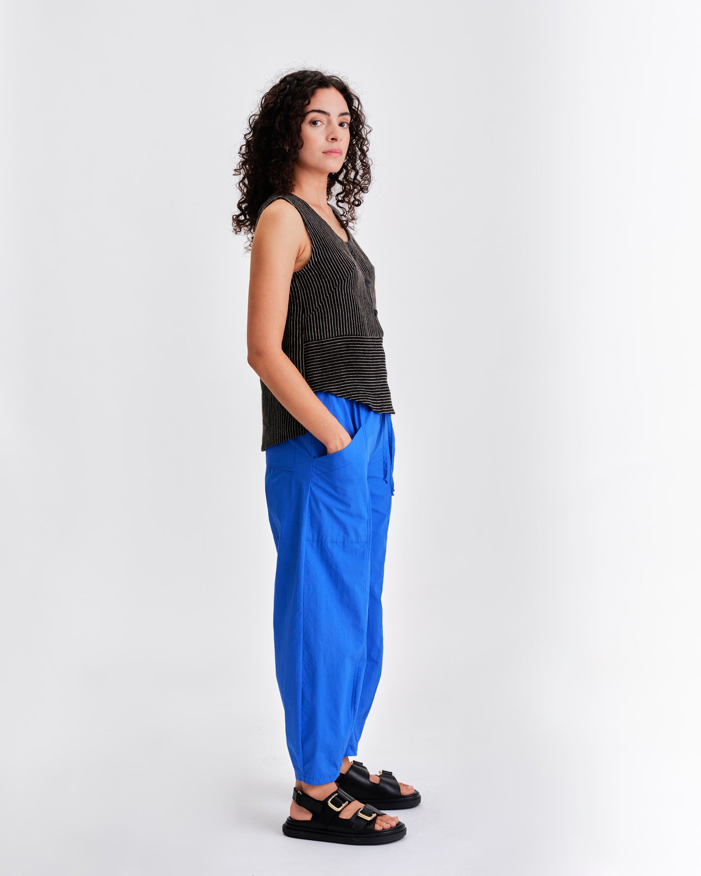 Jennifer Glasgow, Electra Pants, Sapphire