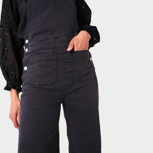 Sailor Overall, Washed Black