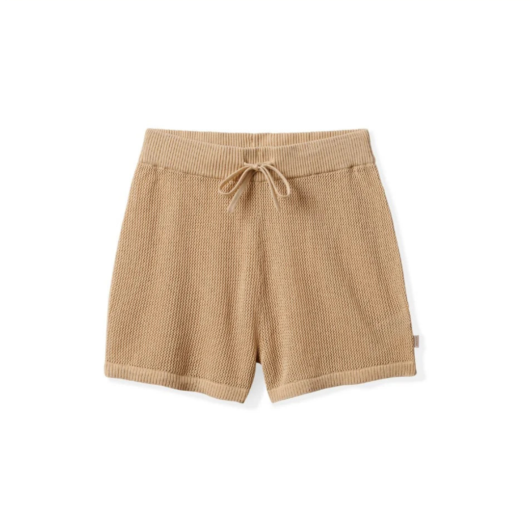 Aruba Cover Up Short, Oat Milk