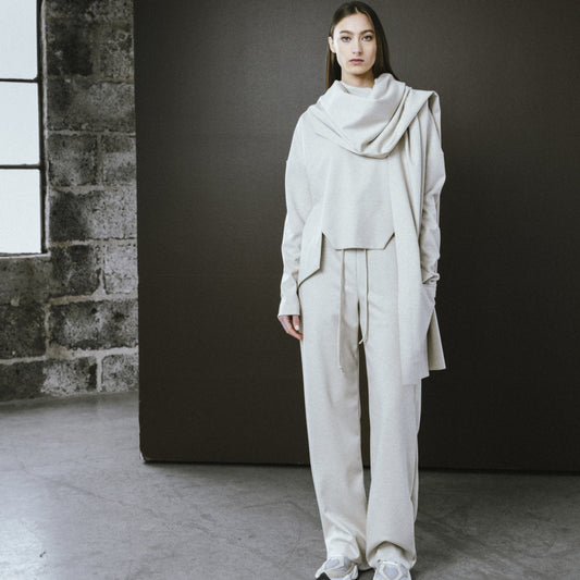 Bodybag, Skye Pocketed Scarf, Sand