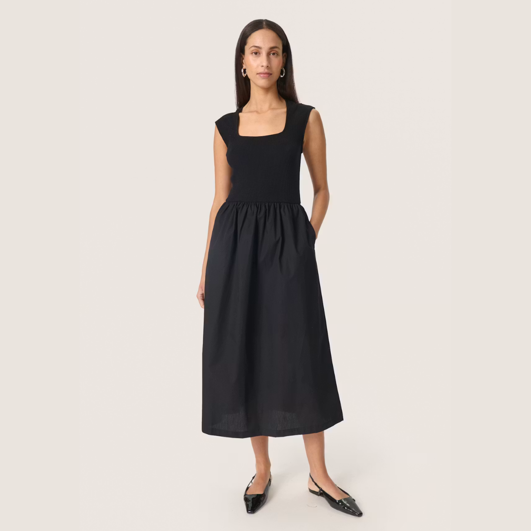 Soaked, Simone Dress, Black