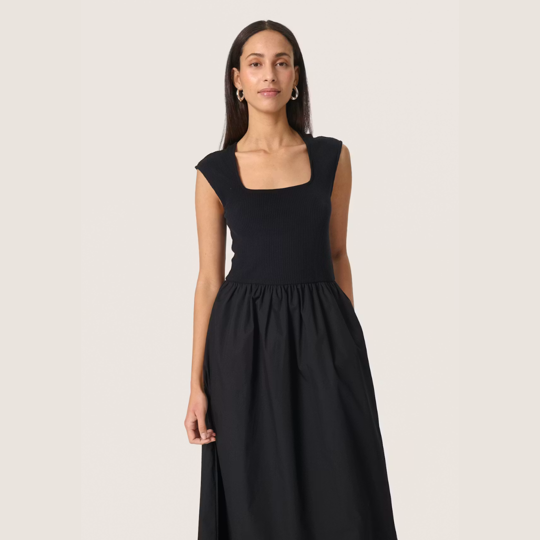 Soaked, Simone Dress, Black