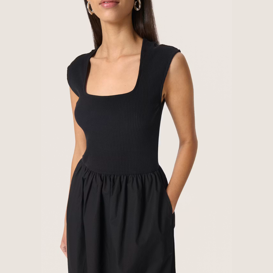 Soaked, Simone Dress, Black