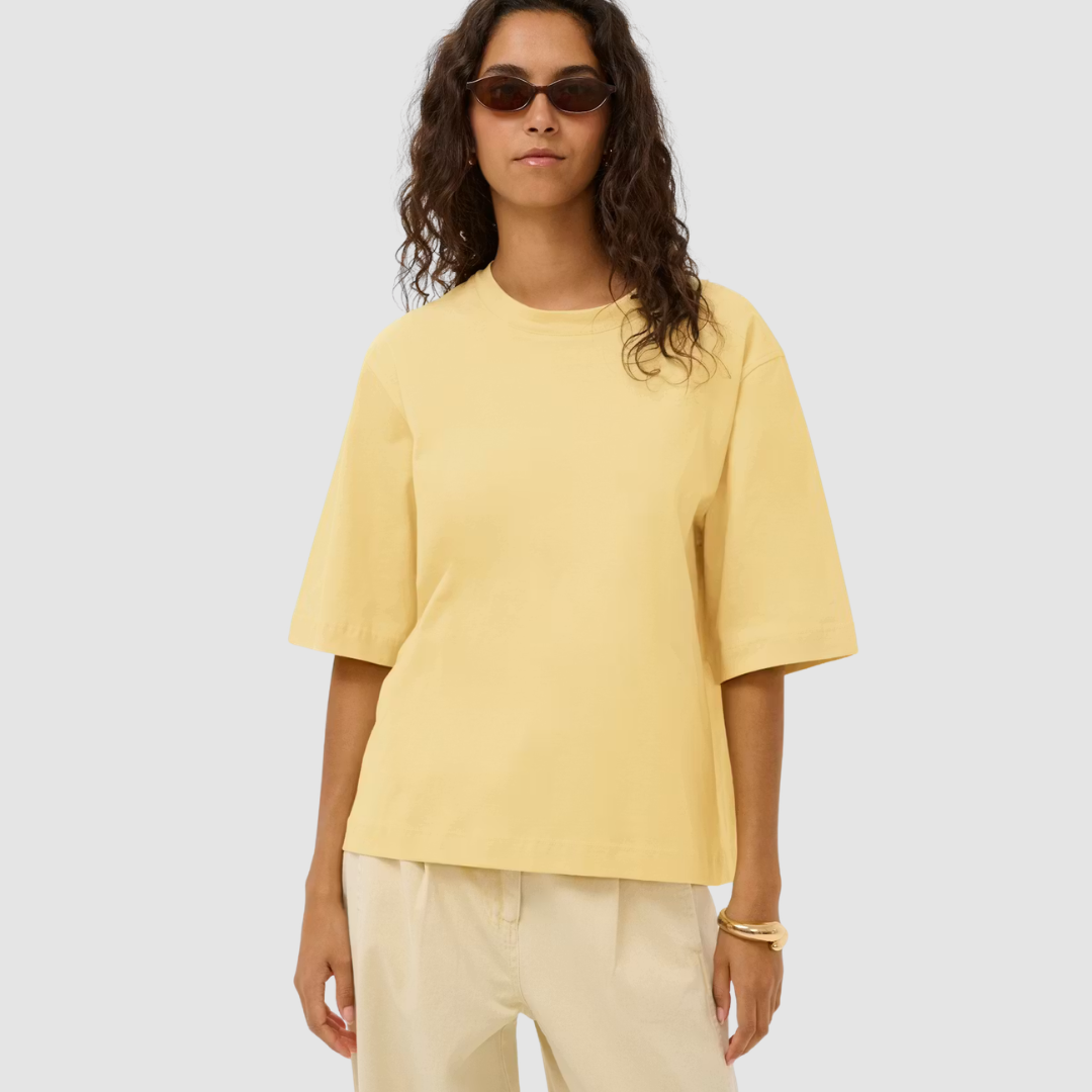 Soaked, Jina Basic Tee, Reed Yellow