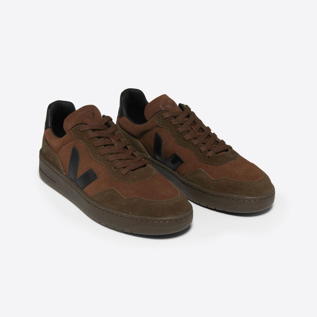 Veja, V-90 Suede Walnut Black