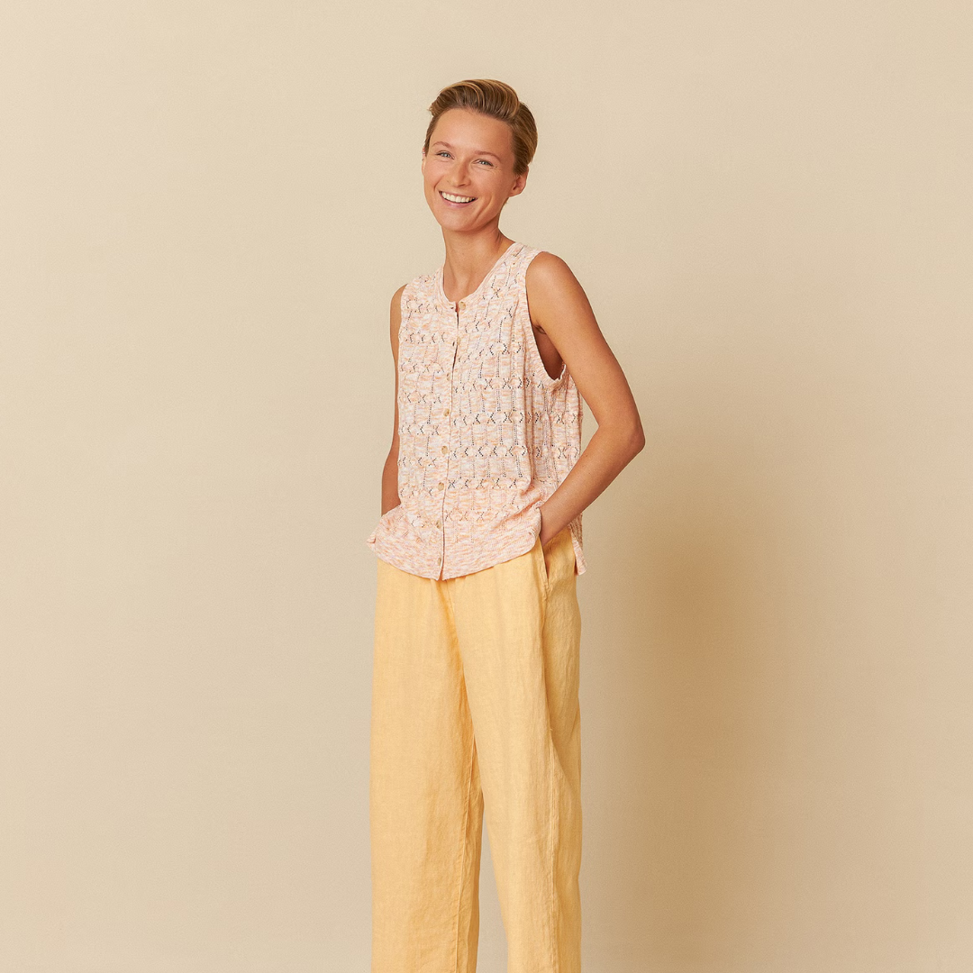 Indi & Cold, Pointelle Knit Vest