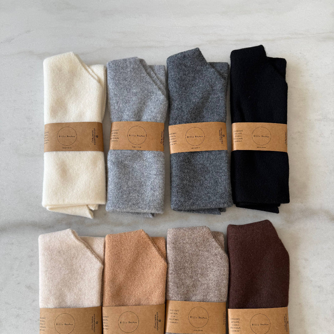 Billy Bamboo, Fuzzy Wool Cravat Scarf, Black