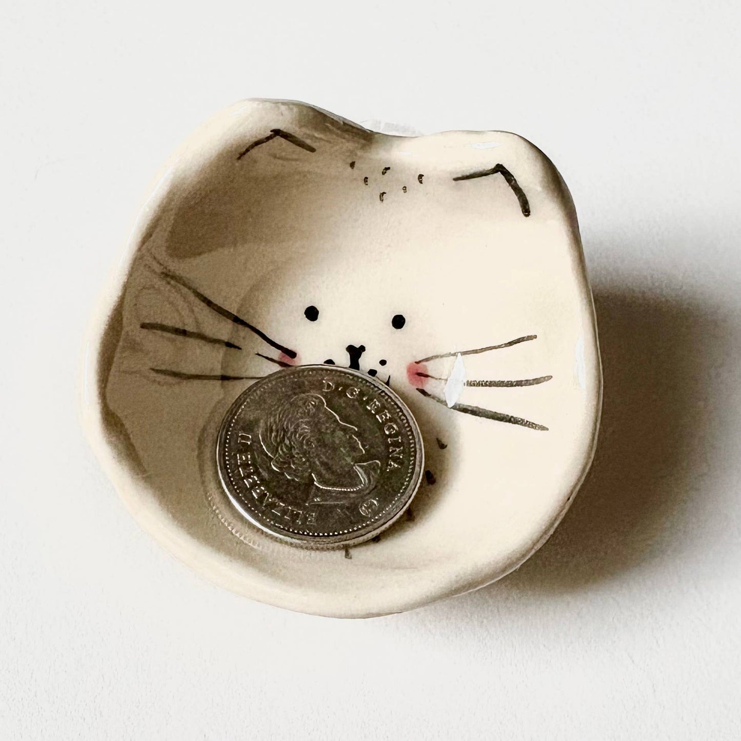 Tiny Cat Face Mini Dish