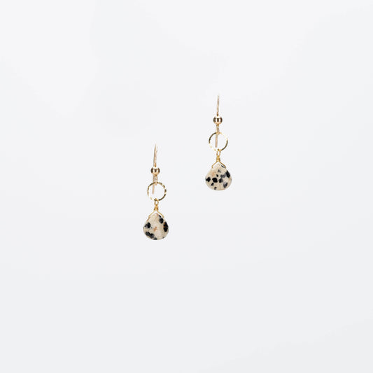 Hailey Gerrits, FW25 Sidra Earrings, Dalmation Jasper / Set