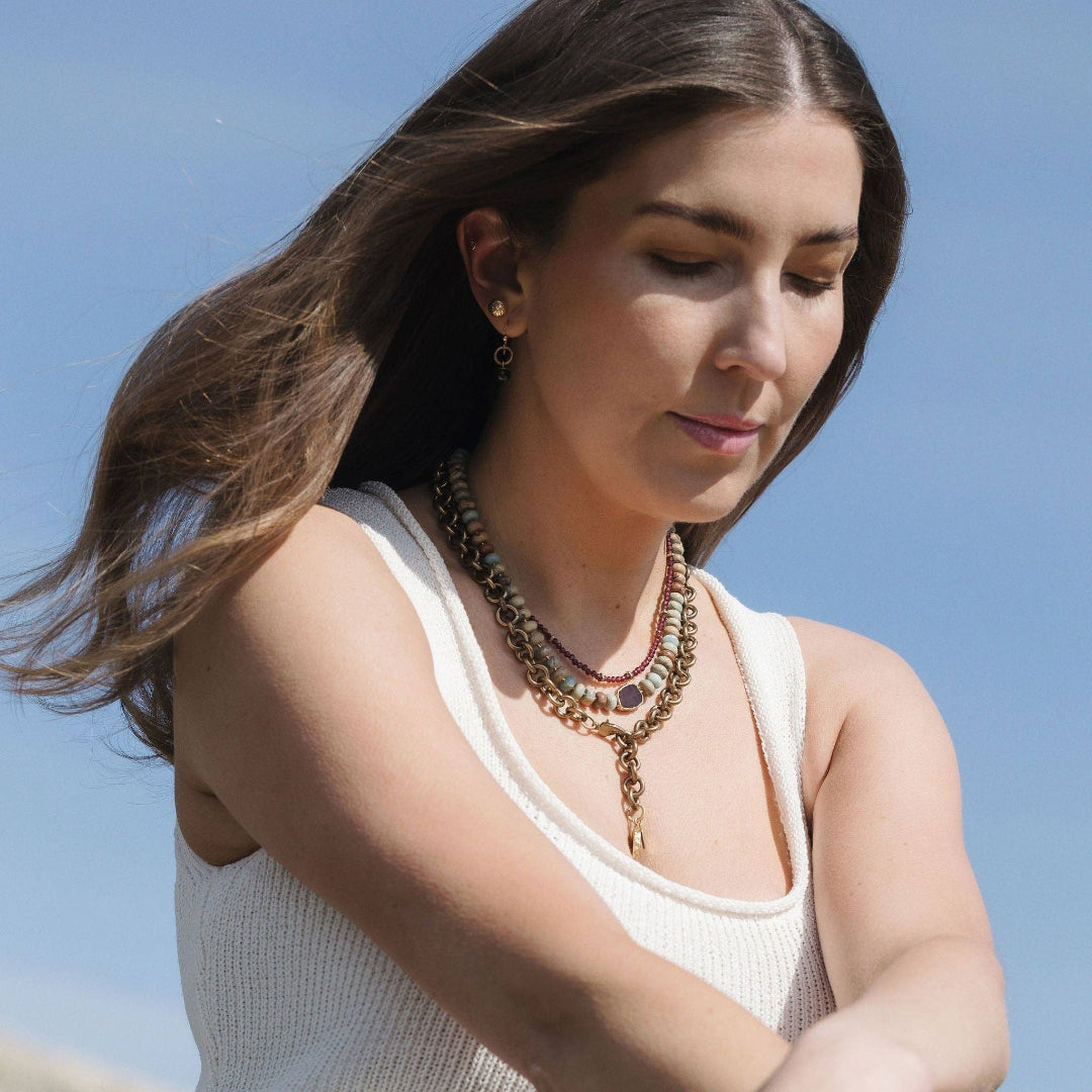 Hailey Gerrits, SS26 Merlot Necklace