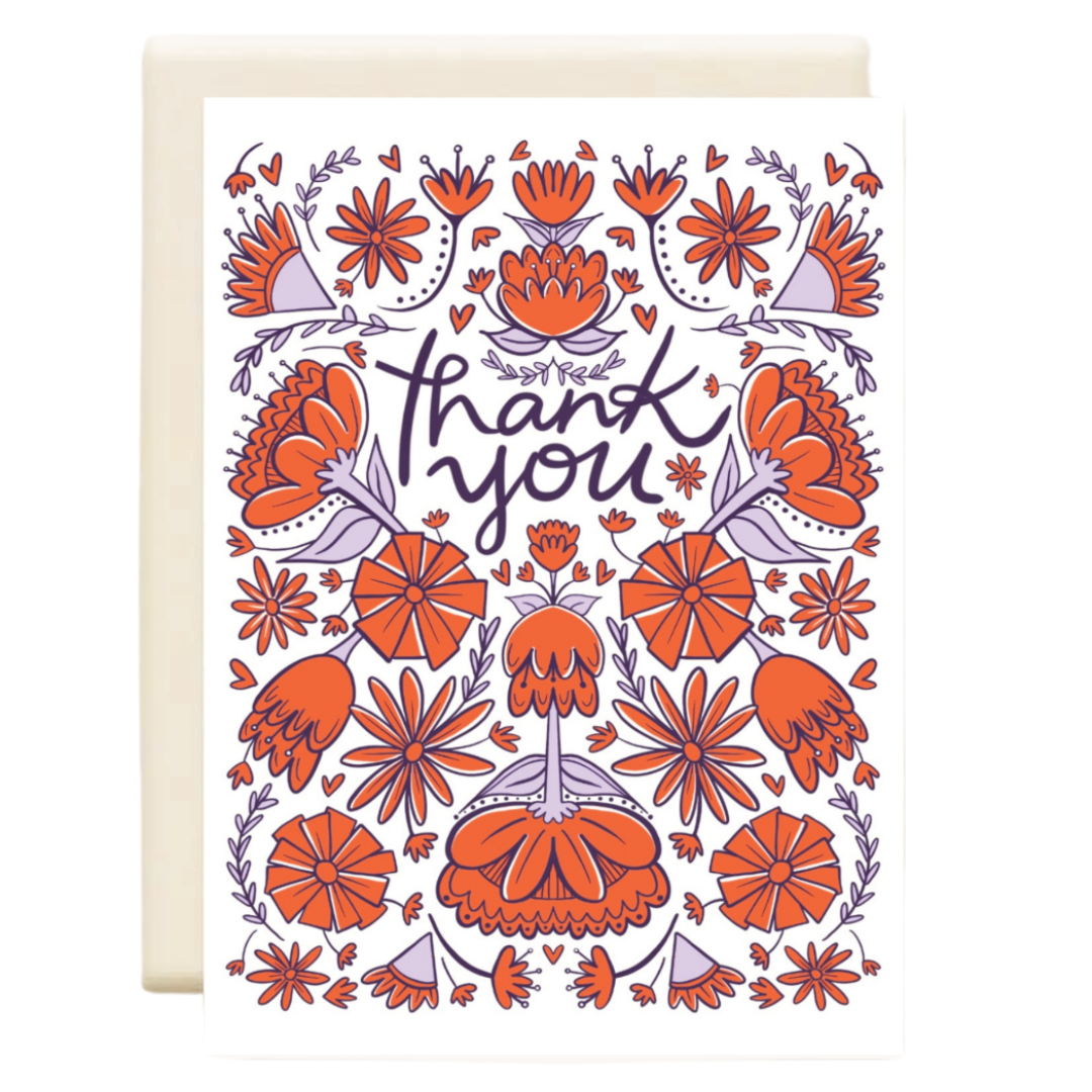 Thank You Orange, Thank You Card