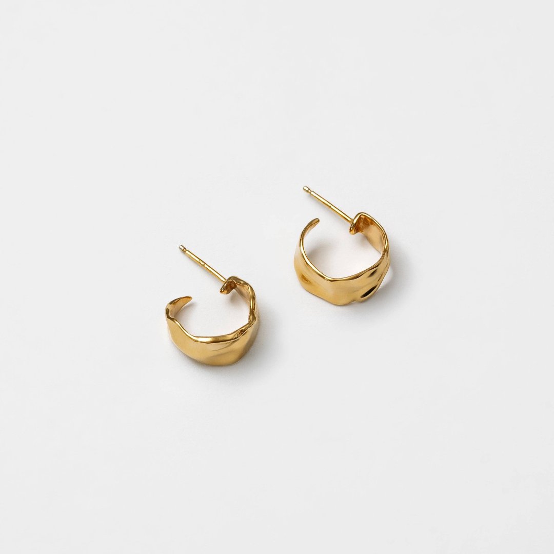 Wolf Circus, Small Ciara Earrings in Gold