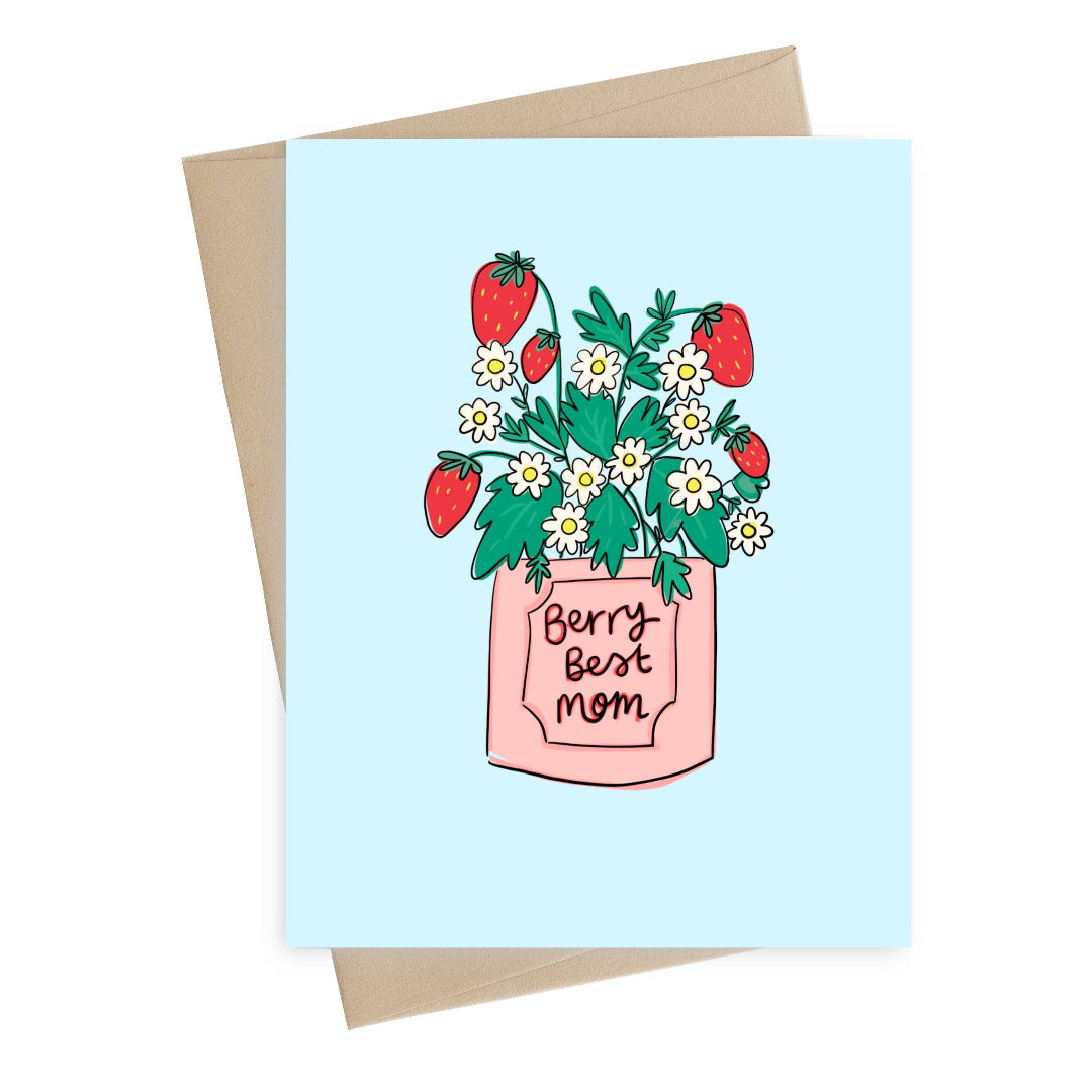 Berry Best Mom, Mother's Day Greeting Card
