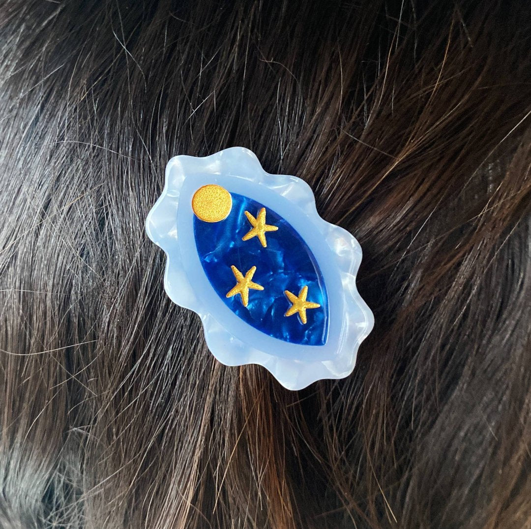 Cosmic Vulva Hair Clip