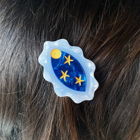 Cosmic Vulva Hair Clip