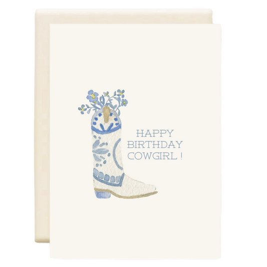 Happy Birthday Cowgirl, Birthday Greeting Card