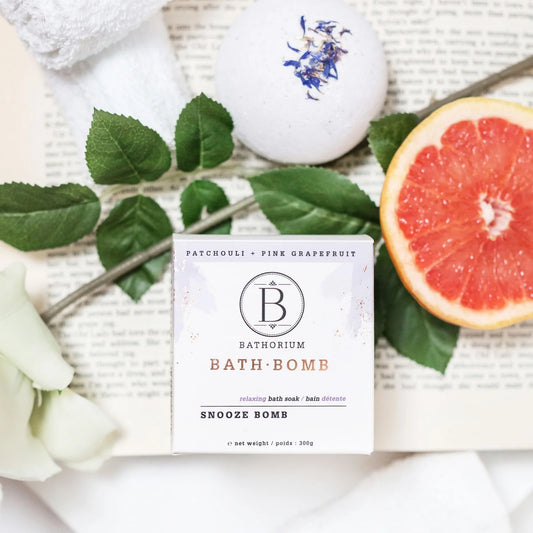Patchouli and Pink Grapefruit Snooze Bomb