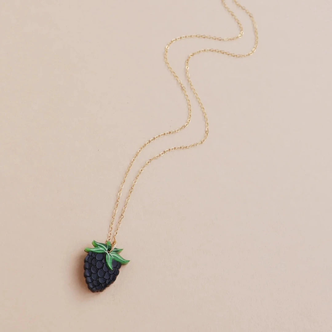 Wolf & Moon, Blackberry Necklace
