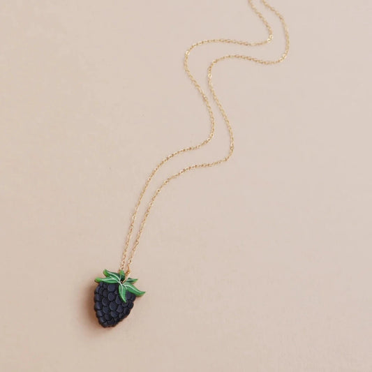 Wolf & Moon, Blackberry Necklace