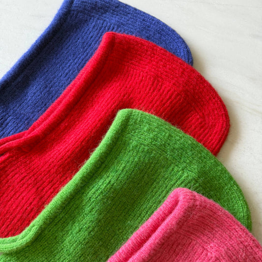 Billy Bamboo, Fuzzy Alpaca Balaclava, Crystal Brights, Red Crystal