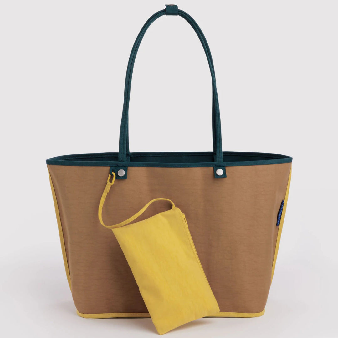 Baggu, Large Nylon Reversible Tote, Deep Sea Mix