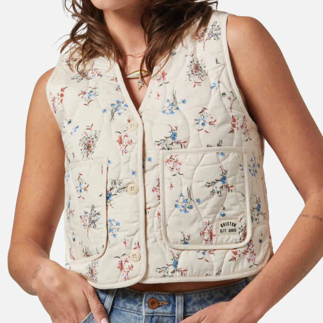 Brixton, Field Floral Quilted Vest