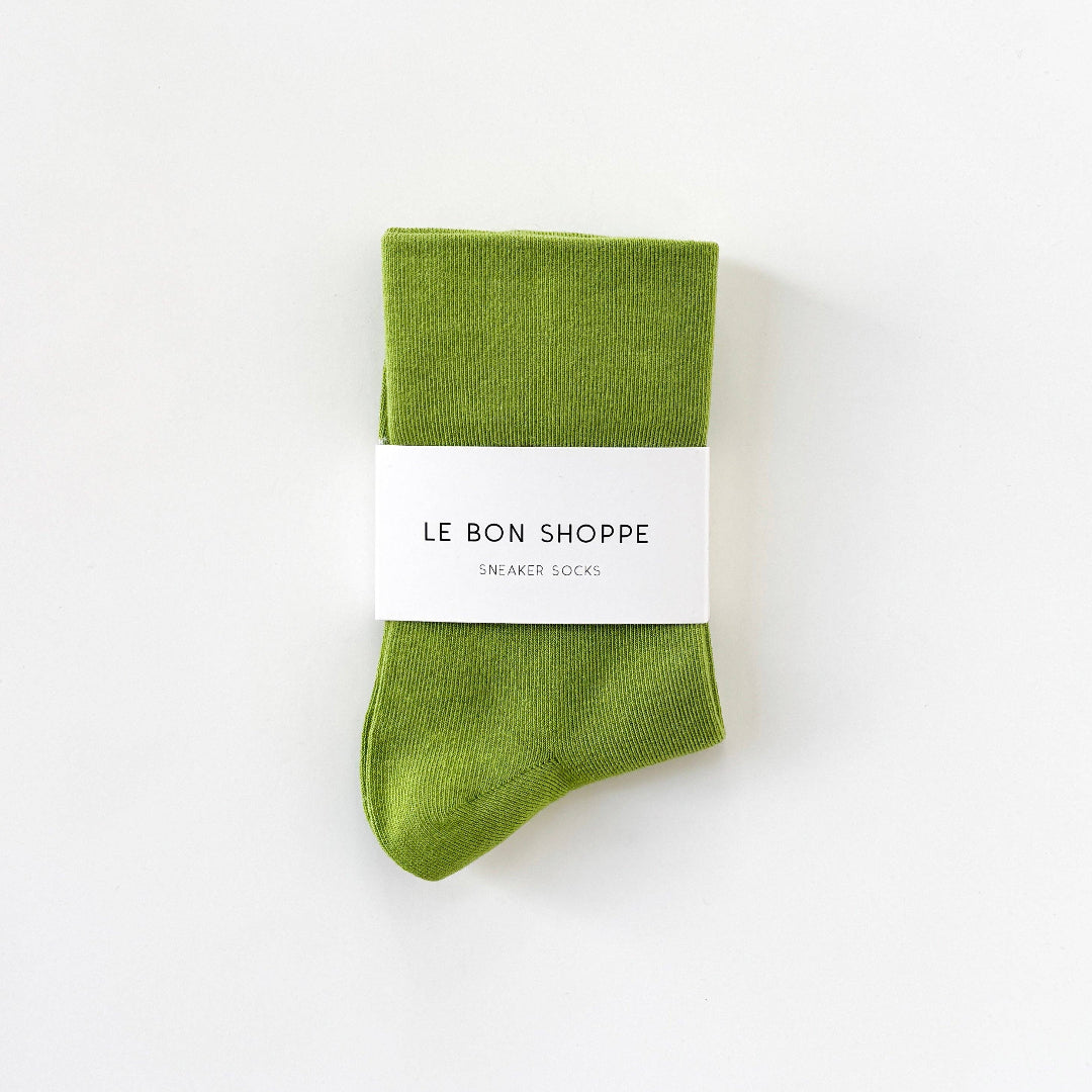 Le Bon Shoppe, Sneaker Socks, Matcha and Classic White