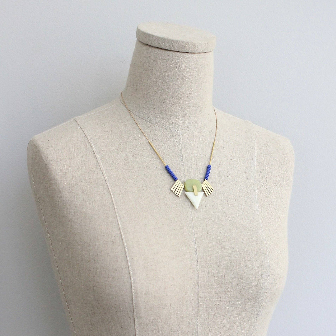 David Aubrey Jewelry, KYL318 Artdeco Pendant Necklace