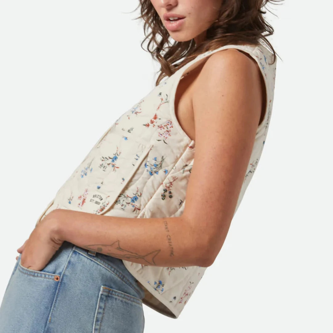 Brixton, Field Floral Quilted Vest