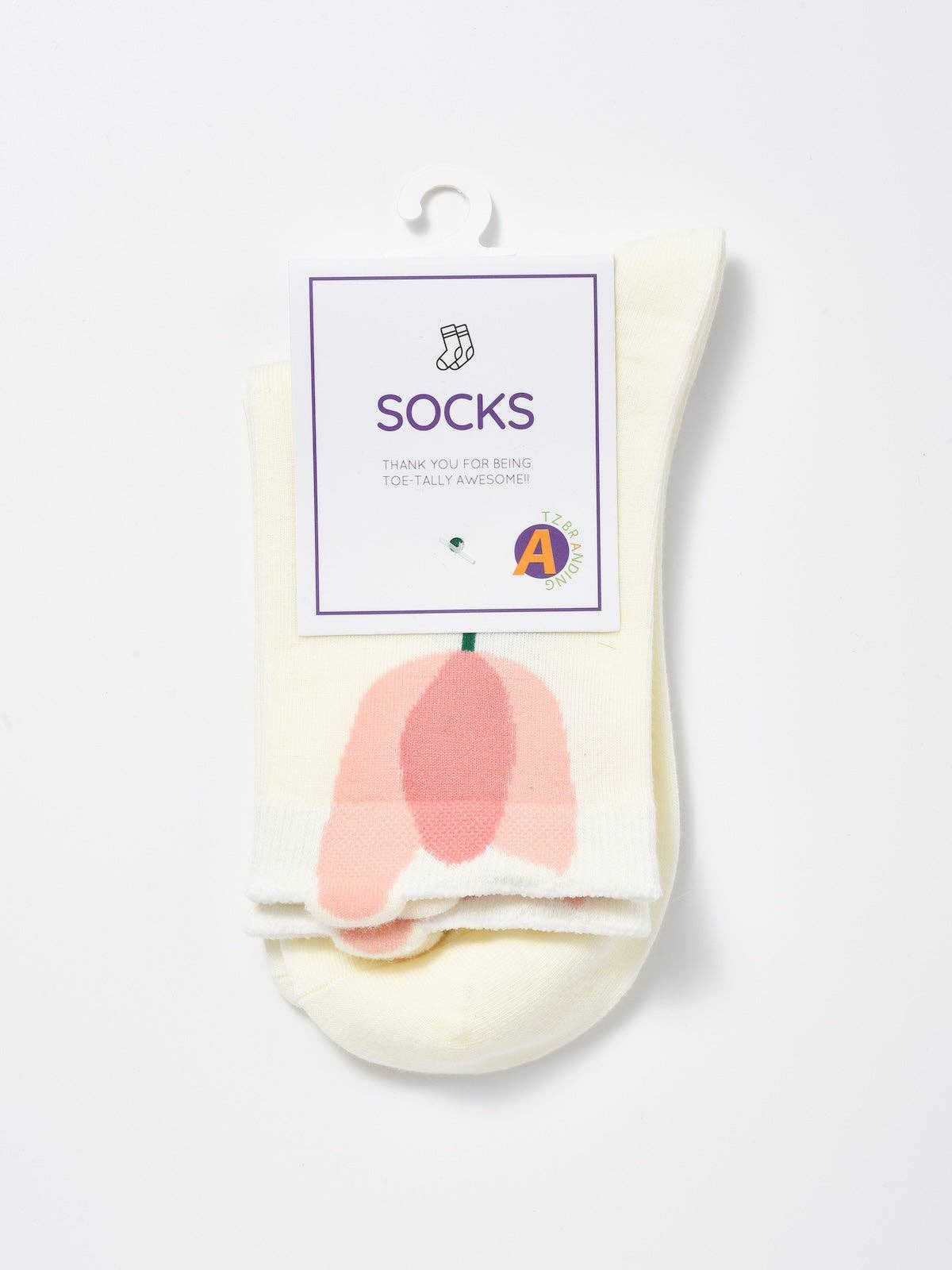 Rufia, Colour Pop Flower Crew Socks, Assorted