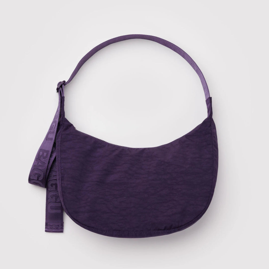 Baggu, Medium Nylon Crescent Bag, Fig