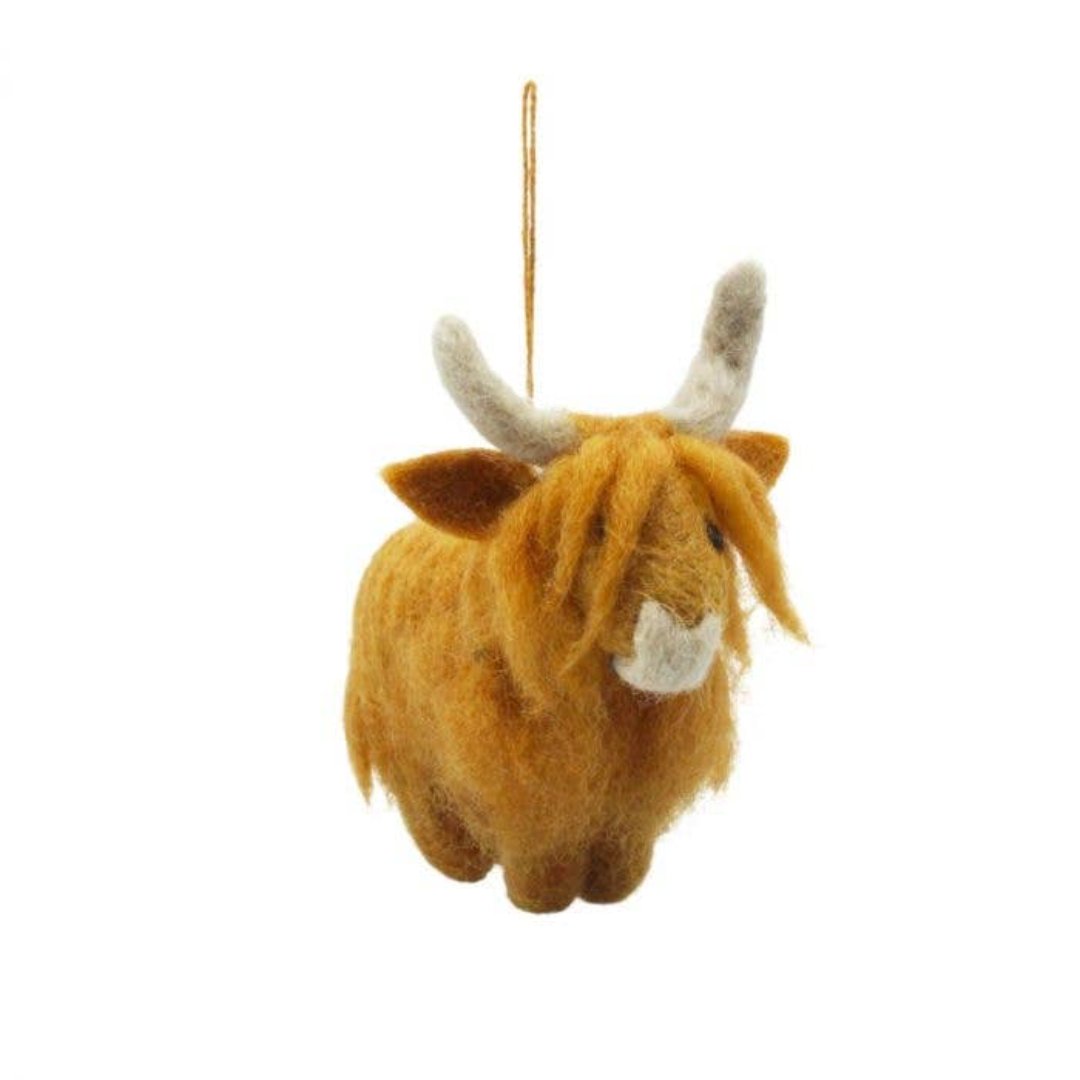 Highland Cow Ornament