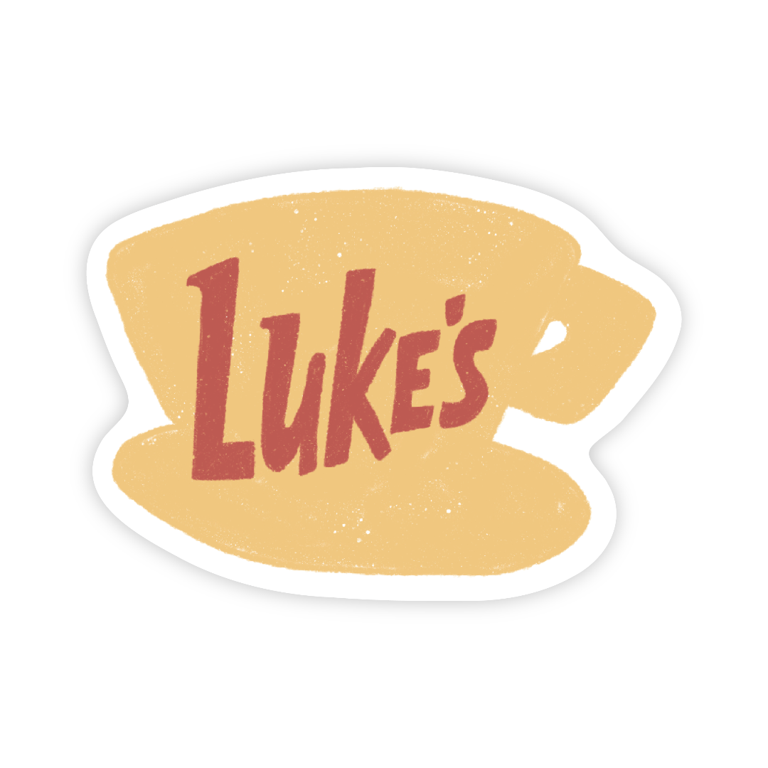 Luke's, Cozy Fall Cup Vinyl Sticker
