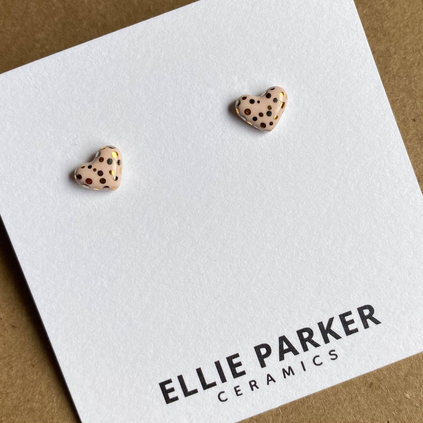 Ellie Parker Ceramics, Polka Dot Ceramic Studs