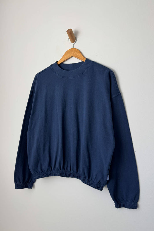 Le Bon Shoppe, Daisy Long Sleeve Top, Marine Navy