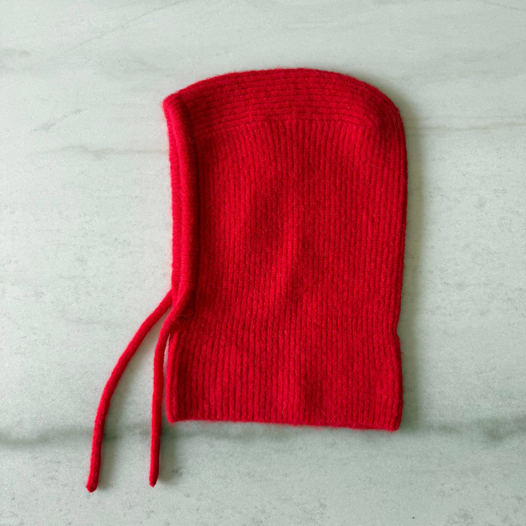 Billy Bamboo, Fuzzy Alpaca Balaclava, Crystal Brights, Red Crystal