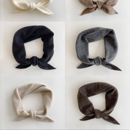 Billy Bamboo, Fuzzy Wool Cravat Scarf, Black