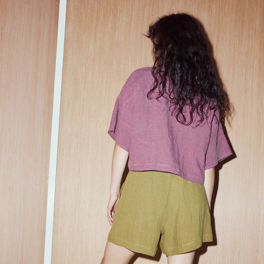 Eve Gravel, Georges Shirt, Prune