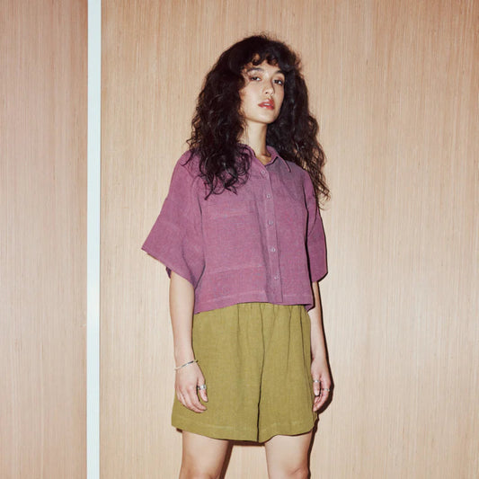 Eve Gravel, Georges Shirt, Prune