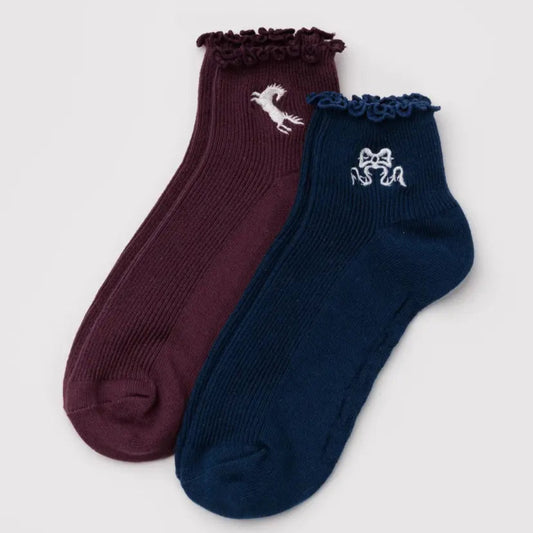 Baggu, Lettuce Edge Sock, Set or 2