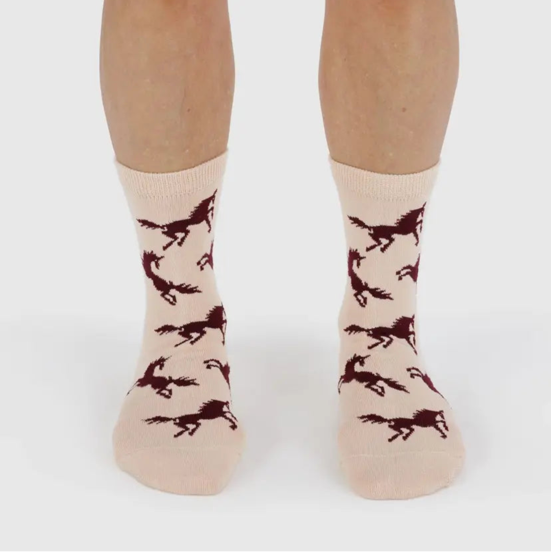 Baggu, Crew Sock, Horses