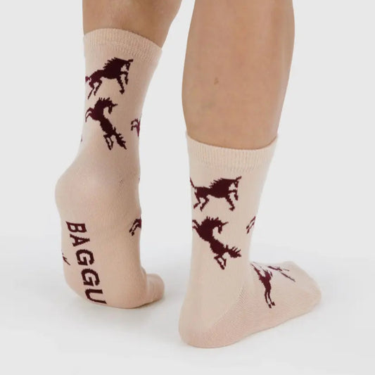 Baggu, Crew Sock, Horses